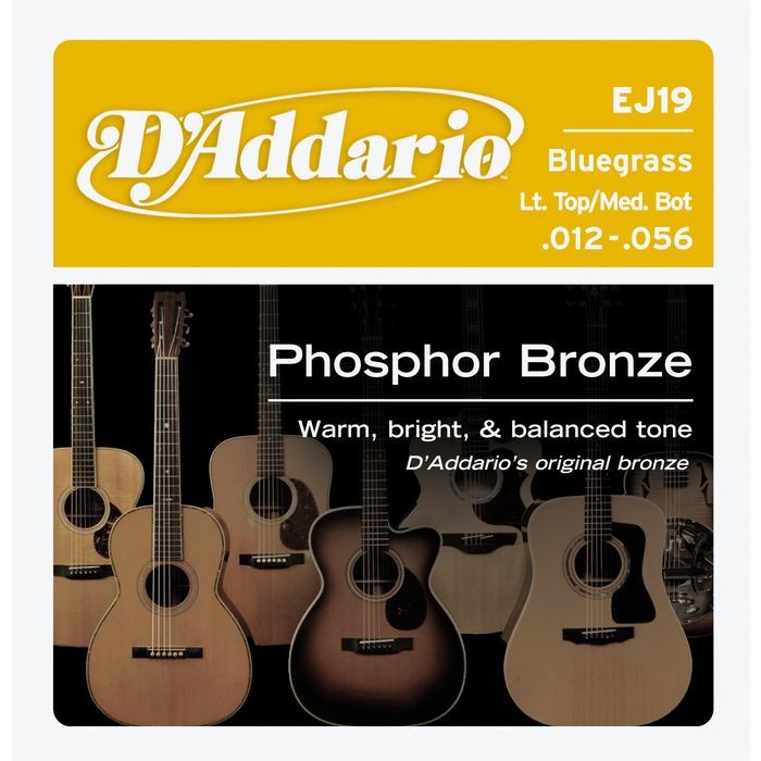 D'ADDARIO EJ19 - struny do gitary akustycznej D'ADDARIO EJ19 - struny do gitary akustycznej