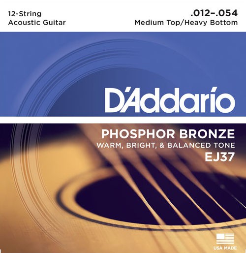 D'ADDARIO EJ37 - struny do gitary akustycznej D'ADDARIO EJ37 - struny do gitary akustycznej