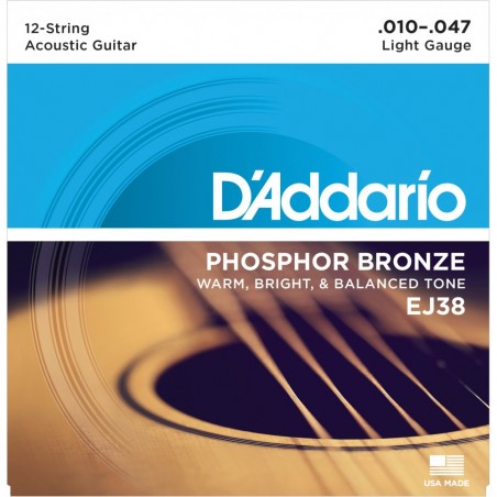 D'ADDARIO EJ38 - struny do gitary akustycznej
