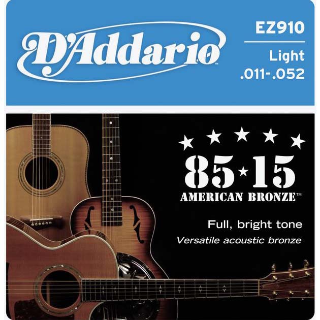 D'ADDARIO EZ910 - struny do gitary akustycznej D'ADDARIO EZ910 - struny do gitary akustycznej