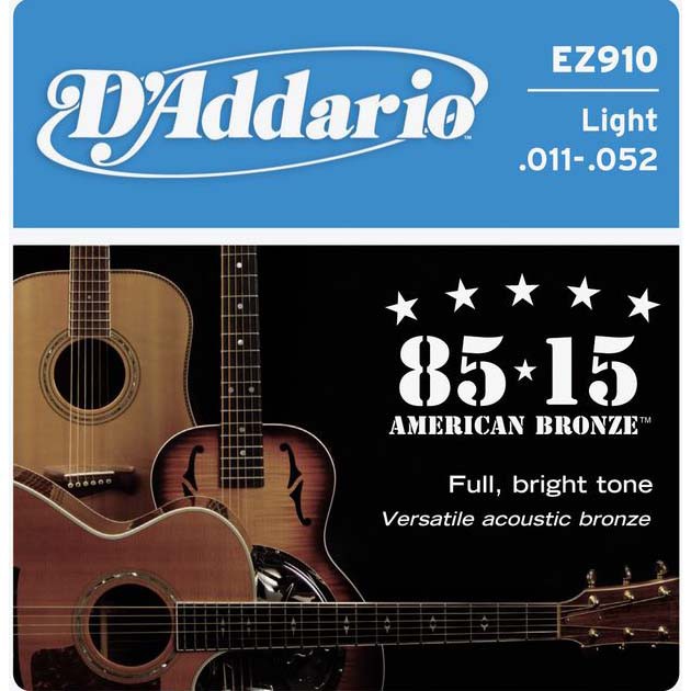 D'ADDARIO EZ910 - struny do gitary akustycznej