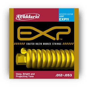 D'ADDARIO EXP11 - struny do gitary akustycznej