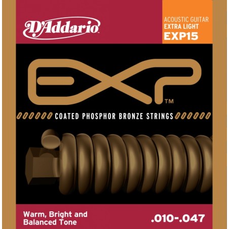 D'ADDARIO EXP15 - struny do gitary akustycznej