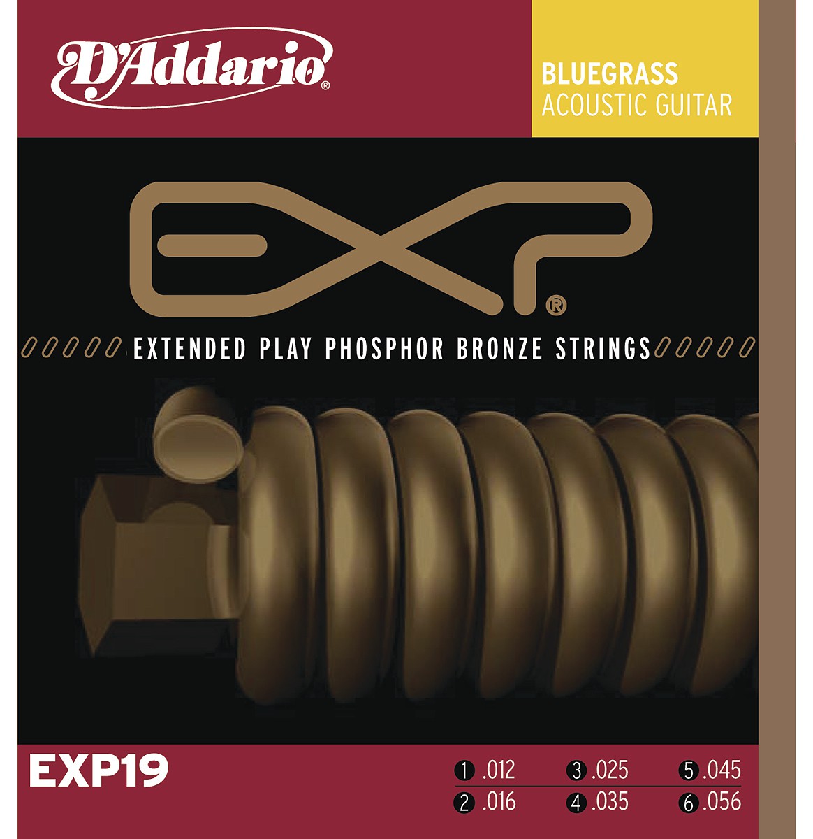 D'ADDARIO EXP19 - struny do gitary akustycznej