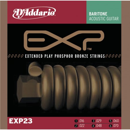 D'ADDARIO EXP23 - struny do gitary akustycznej