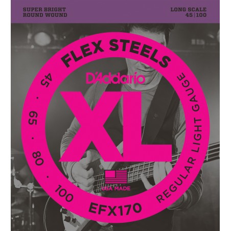 D'ADDARIO EFX170 - struny do gitary basowej