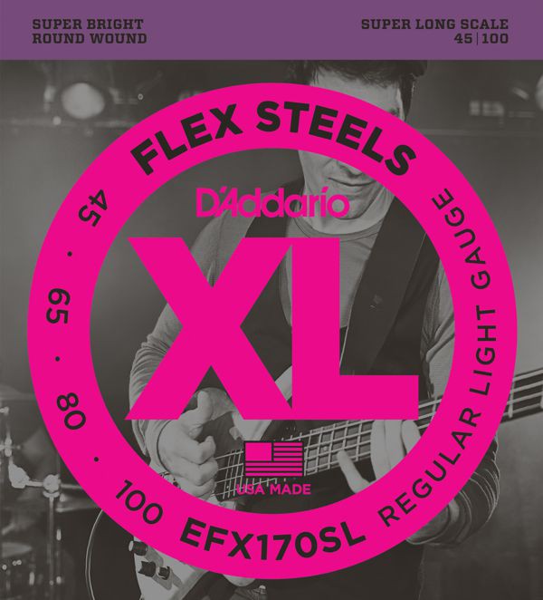 D'ADDARIO EFX170SL - struny do gitary basowej D'ADDARIO EFX170SL - struny do gitary basowej
