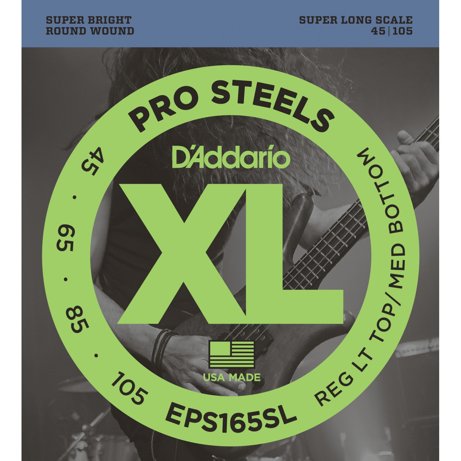 D'ADDARIO EPS165SL - struny do gitary basowej D'ADDARIO EPS165SL - struny do gitary basowej