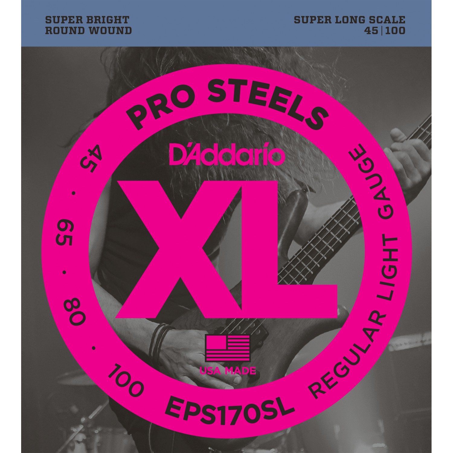 D'ADDARIO EPS170SL - struny do gitary basowej D'ADDARIO EPS170SL - struny do gitary basowej