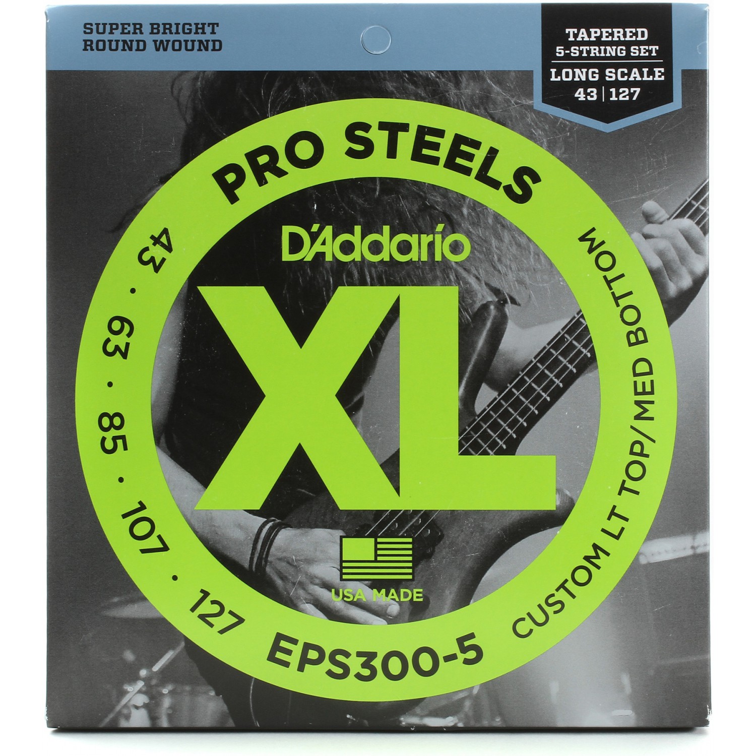 D'ADDARIO EPS300-5 - struny do gitary basowej D'ADDARIO EPS300-5 - struny do gitary basowej