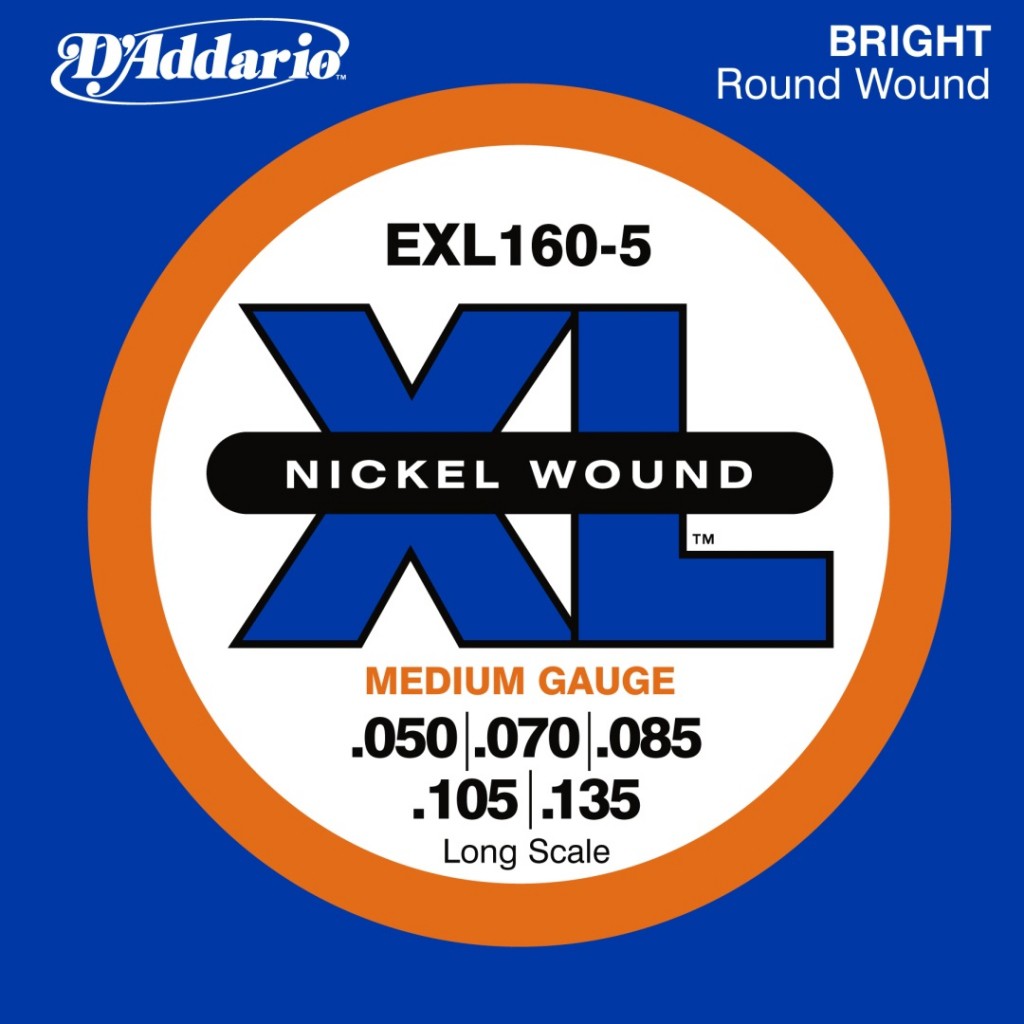 D'ADDARIO EXL160-5 - struny do gitary basowej D'ADDARIO EXL160-5 - struny do gitary basowej