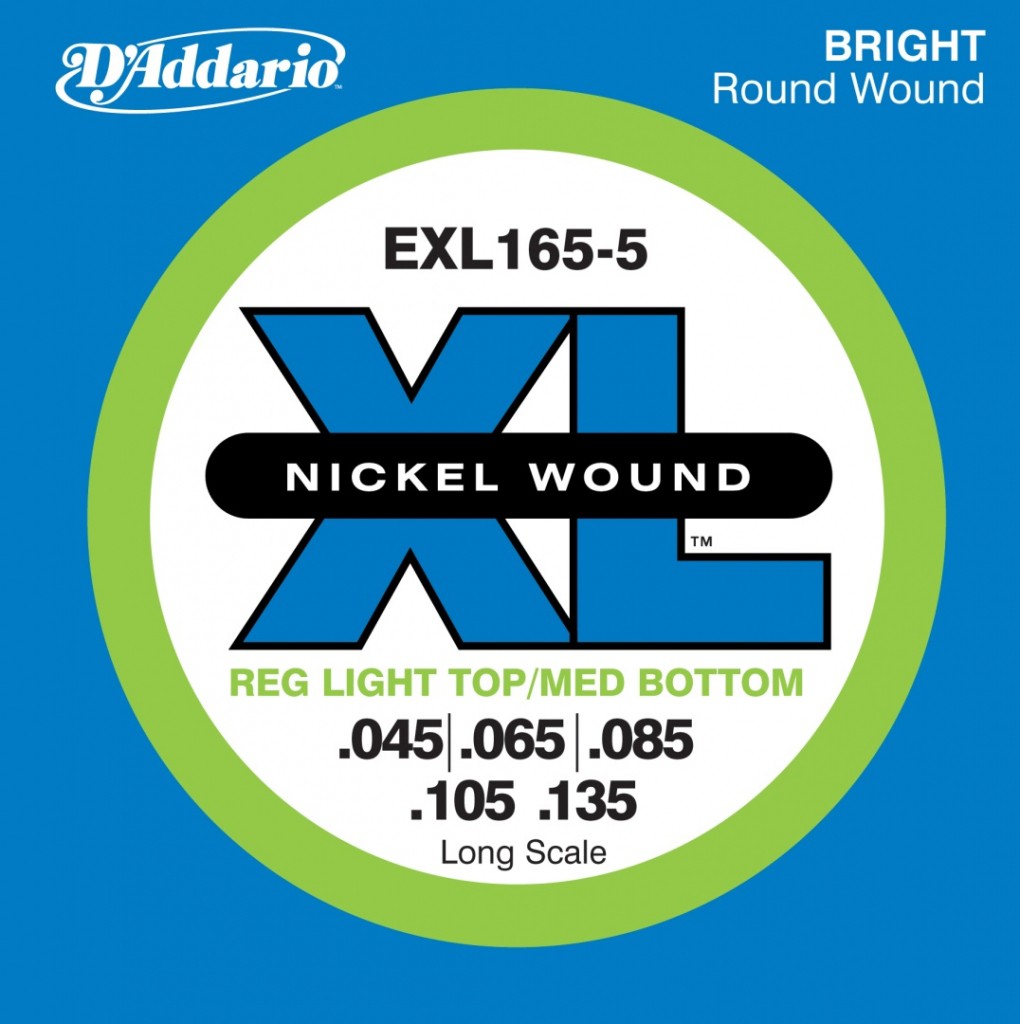 D'ADDARIO EXL165-5 - struny do gitary basowej D'ADDARIO EXL165-5 - struny do gitary basowej