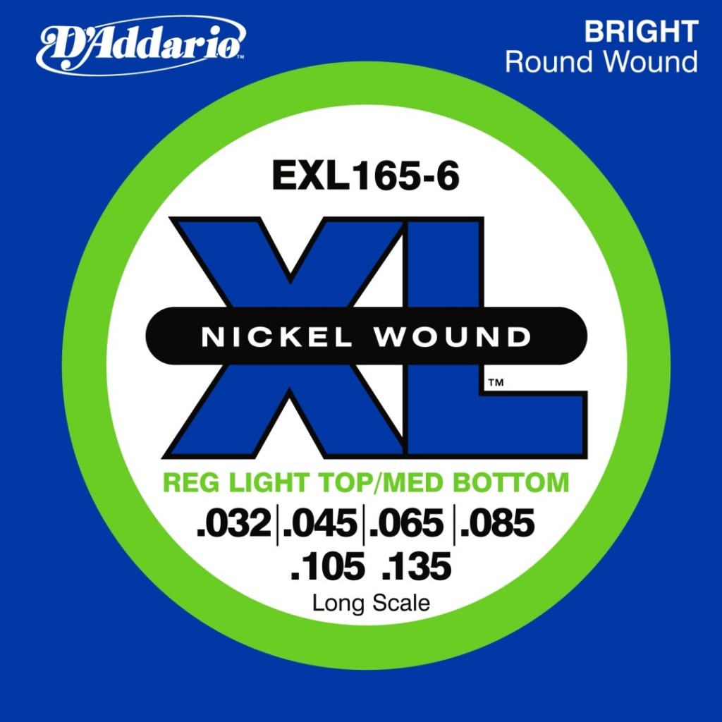 D'ADDARIO EXL165-6 - struny do gitary basowej D'ADDARIO EXL165-6 - struny do gitary basowej