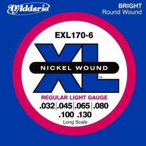 D'ADDARIO EXL170-6 - struny do gitary basowej