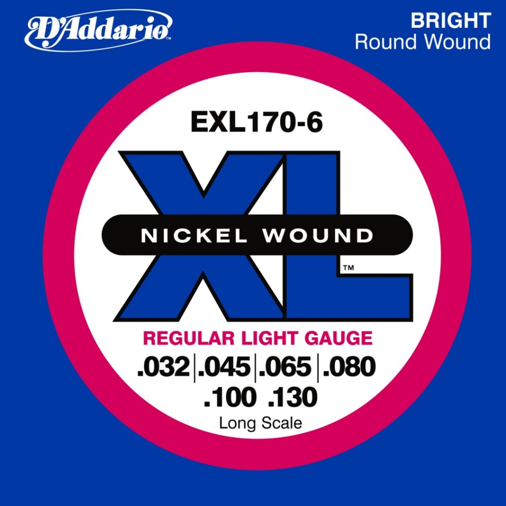 D'ADDARIO EXL170-6 - struny do gitary basowej D'ADDARIO EXL170-6 - struny do gitary basowej