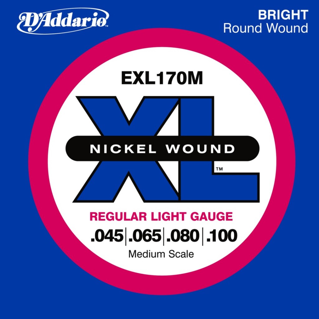 D'ADDARIO EXL170M - struny do gitary basowej D'ADDARIO EXL170M - struny do gitary basowej