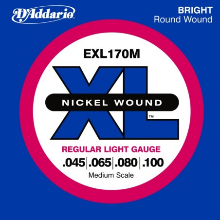 D'ADDARIO EXL170M - struny do gitary basowej