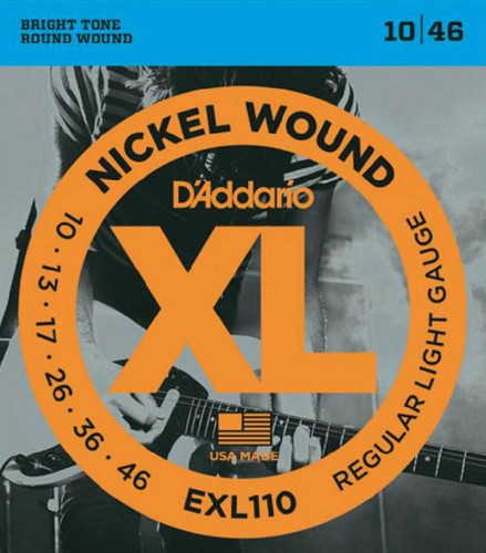 D'ADDARIO EXL110 - struny do gitary elektrycznej D'ADDARIO EXL110 - struny do gitary elektrycznej