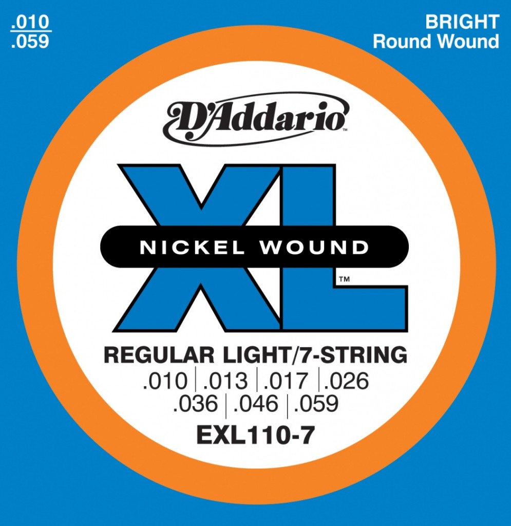 D'ADDARIO EXL110-7 - struny do gitary elektrycznej D'ADDARIO EXL110-7 - struny do gitary elektrycznej
