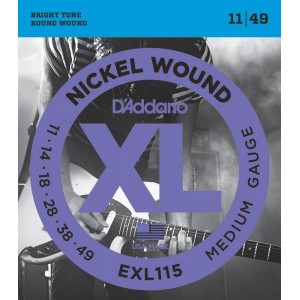 D'ADDARIO EXL115 - struny do gitary elektrycznej