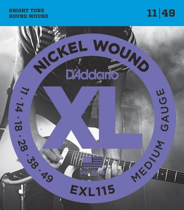 D'ADDARIO EXL115 - struny do gitary elektrycznej D'ADDARIO EXL115 - struny do gitary elektrycznej