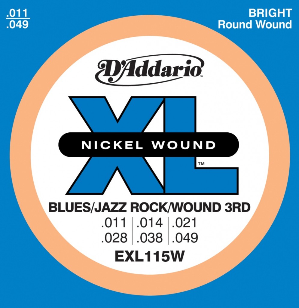 D'ADDARIO EXL115W - struny do gitary elektrycznej D'ADDARIO EXL115W - struny do gitary elektrycznej