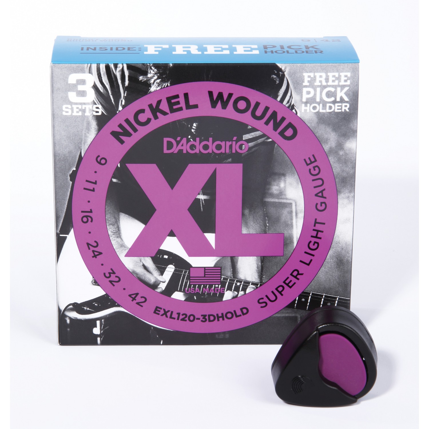 D'ADDARIO EXL120-3DHOLD - struny do gitary elektrycznej D'ADDARIO EXL120-3DHOLD - struny do gitary elektrycznej