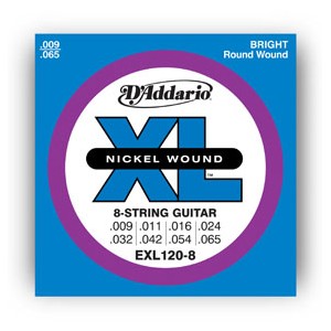 D'ADDARIO EXL120-8 - struny do gitary elektrycznej