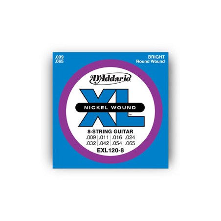 D'ADDARIO EXL120-8 - struny do gitary elektrycznej