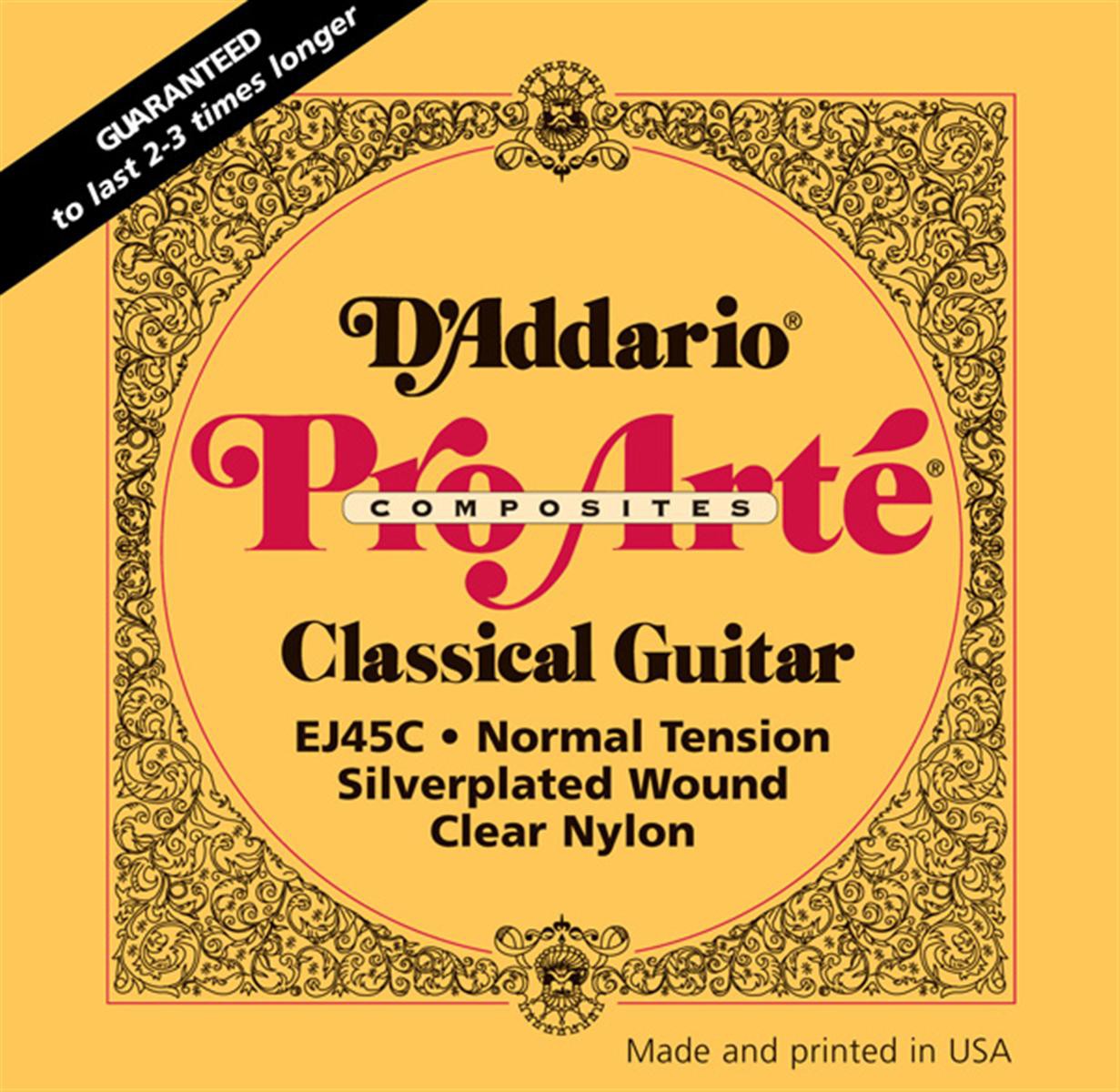D'ADDARIO EJ45C - struny do gitary klasycznej D'ADDARIO EJ45C - struny do gitary klasycznej