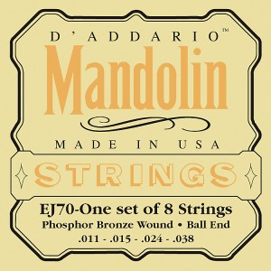 D'ADDARIO EJ70 - struny do mandoliny