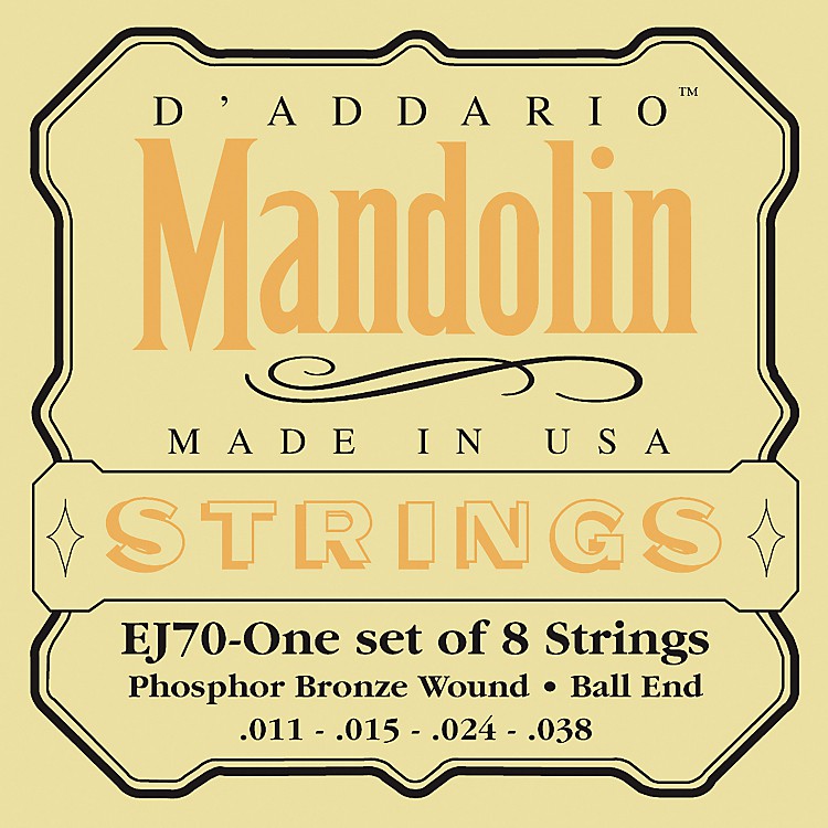D'ADDARIO EJ70 - struny do mandoliny D'ADDARIO EJ70 - struny do mandoliny
