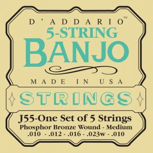 D'ADDARIO J55 - struny do banjo