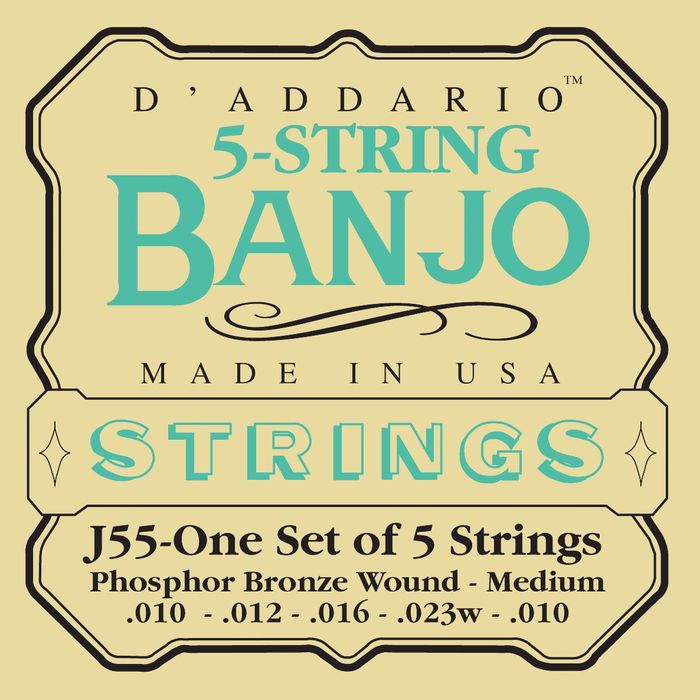 D'ADDARIO J55 - struny do banjo D'ADDARIO J55 - struny do banjo