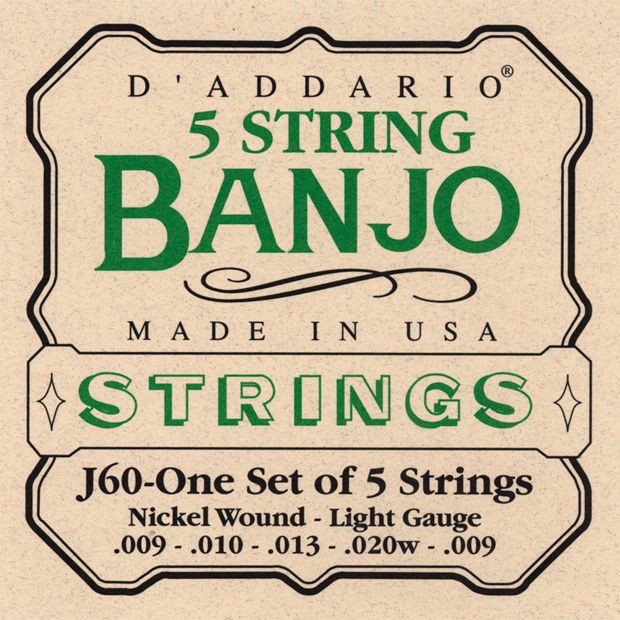 D'ADDARIO J60 - struny do banjo D'ADDARIO J60 - struny do banjo