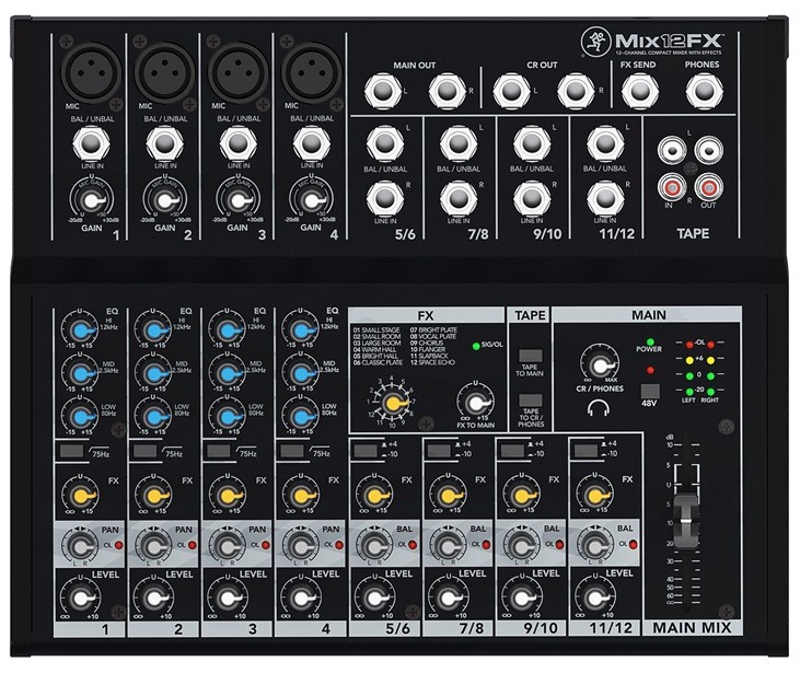 Mackie MIX 12FX - mikser Mackie MIX 12FX - mikser