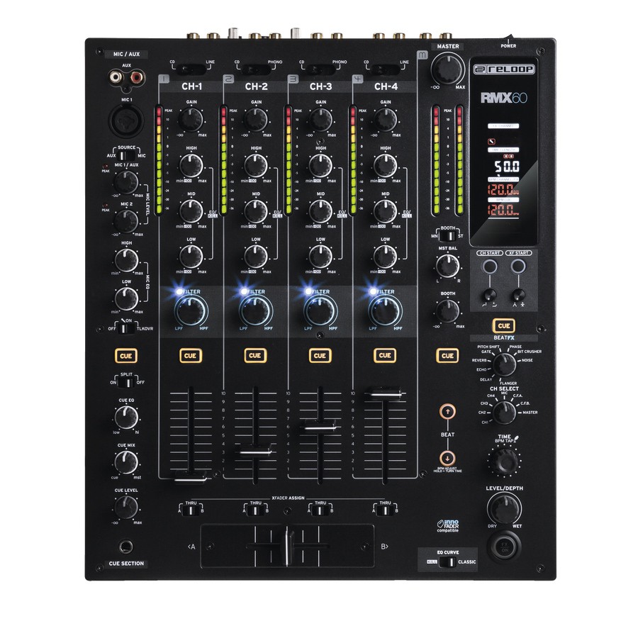 Reloop RMX-60 Digital - mikser audio DJ Reloop RMX-60 Digital - mikser audio DJ - 1 SZT WYPRZEDAŻ - EKSPOZYCYJNY