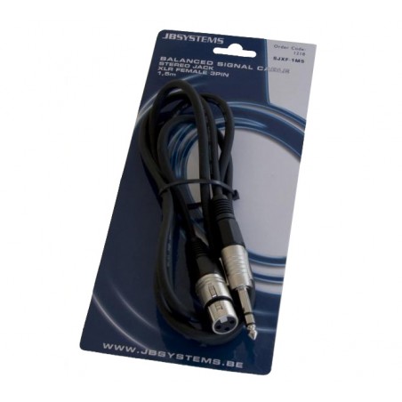 JB Systems SJXF-1M5 - kabel stereo Jack / XLR żeński