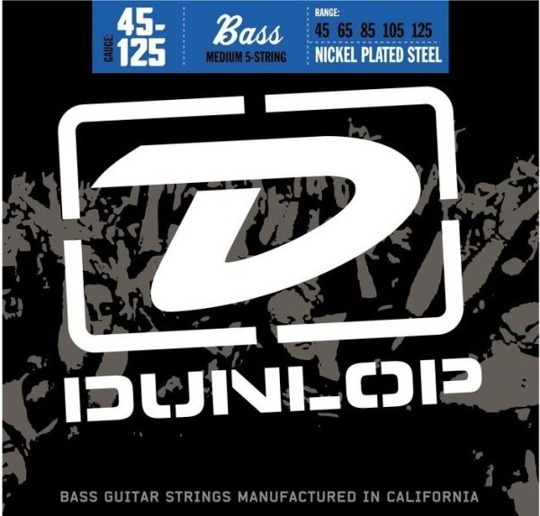 DUNLOP DBN45125 - struny do gitary basowej