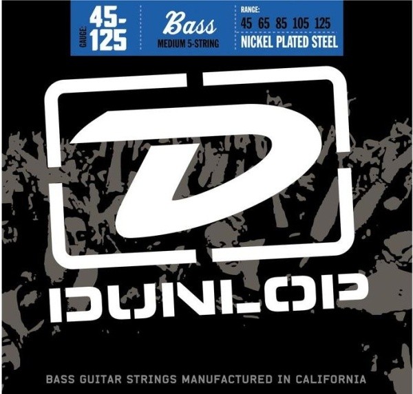 DUNLOP DBN45125 - struny do gitary basowej DUNLOP DBN45125 - struny do gitary basowej