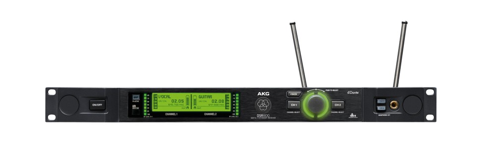 AKG DSR800 - odbiornik systemu bezprzewodowego AKG DSR-800 BD1-50MW - odbiornik systemu bezprzewodowego
