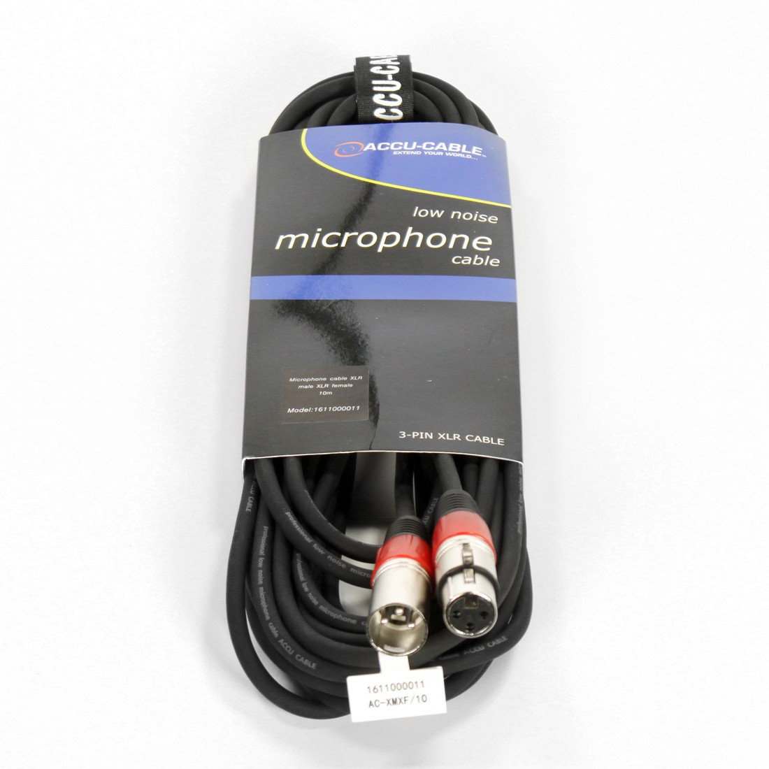 Accu-Cable AC-XMXF/10 - przewód mikrofonowy XLR/XLR 10m Accu-Cable AC-XMXF/10 - przewód mikrofonowy XLR/XLR 10m