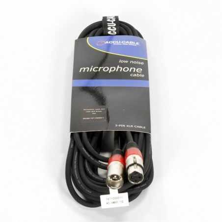 Accu-Cable AC-XMXF/10 - przewód mikrofonowy XLR/XLR 10m