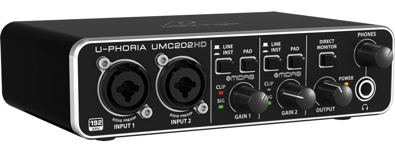 Behringer UMC202HD - interfejs audio / MIDI