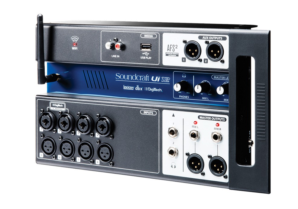 Soundcraft Ui 12 - mikser audio Soundcraft Ui 12 - mikser cyfrowy WiFi/USB/iOS/MP3