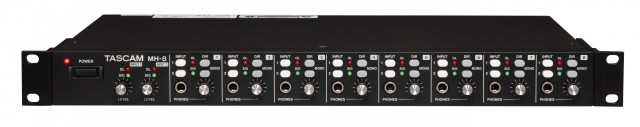 Tascam MH-8 - wzmacniacz słuchawkowy Tascam MH-8 - wzmacniacz słuchawkowy rack