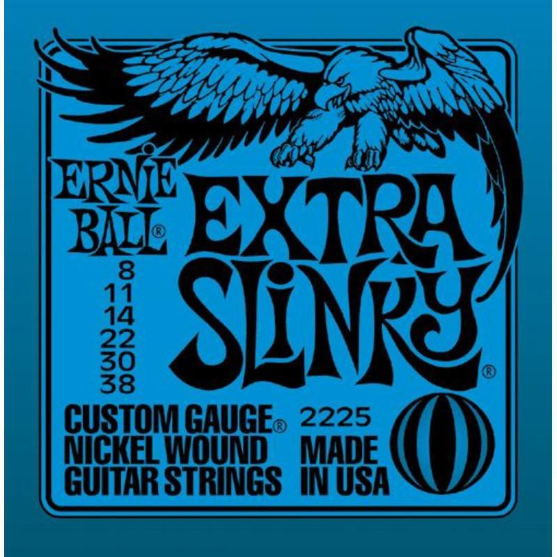 ERNIE BALL EB 2225 seria NICKEL WOUND SLINKY - struny do gitary ERNIE BALL EB 2225 - struny do gitary elektrycznej