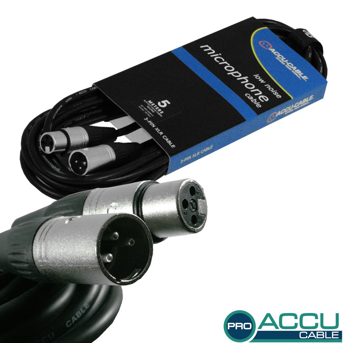 Accu-Cable AC-PRO-XMXF/5 - kabel mikrofonowy (5m) Accu-Cable AC-PRO-XMXF/5 - kabel mikrofonowy (5m)