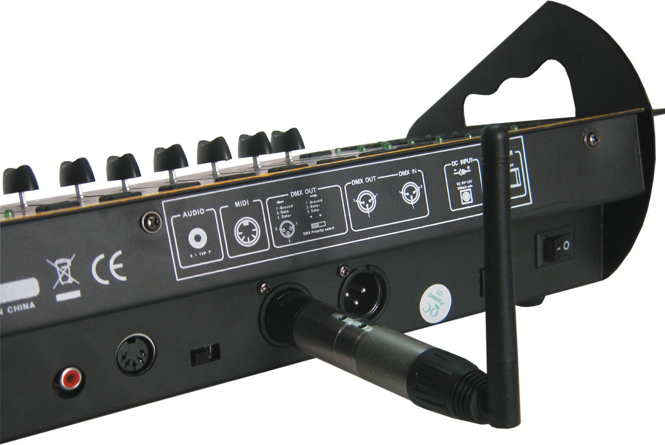 Flash 2,4G DMX WIRELESS TRANSCEIVER - bezprzewodowy nadajnik + zasilacz F6000364