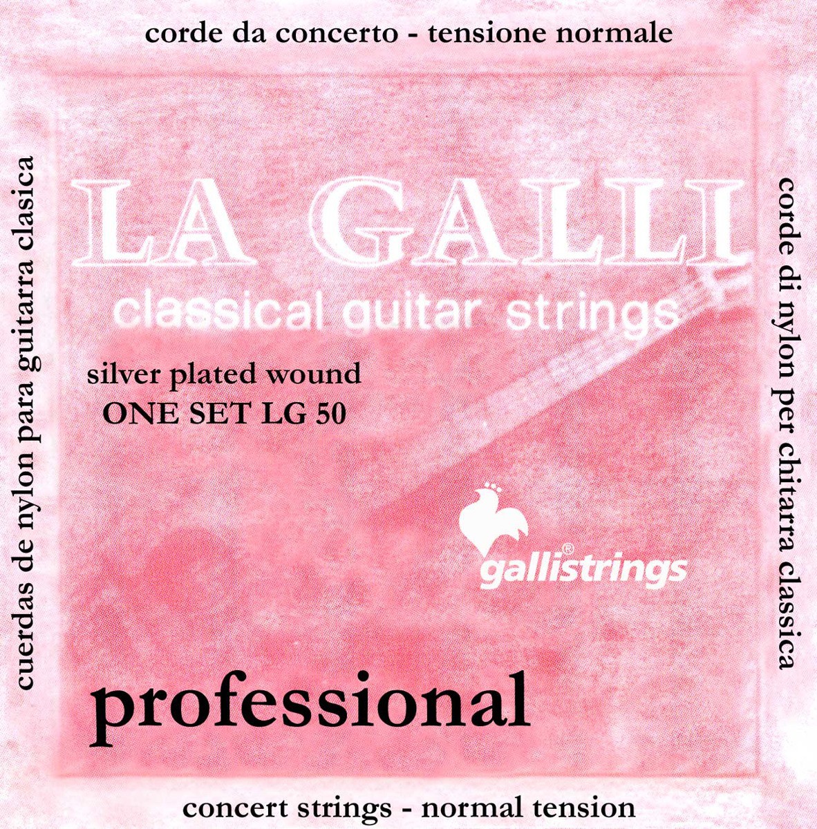 Galli LG50 N - struny do gitary klasycznej